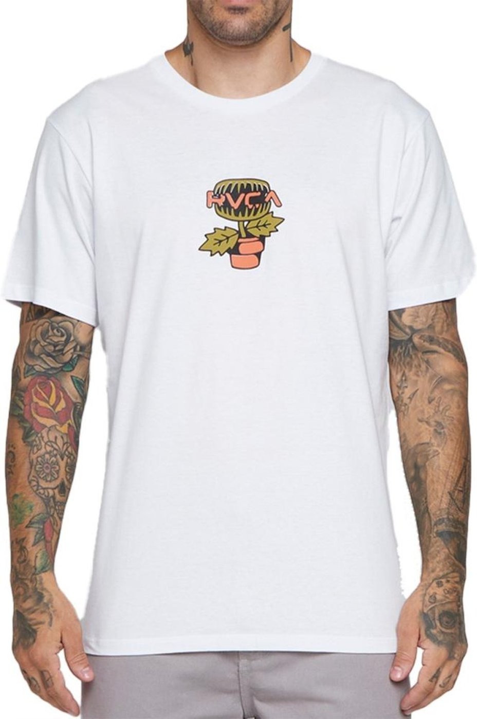 Imagem principal Camiseta RVCA Flytrap SM25 Masculina branco RVCA branco
