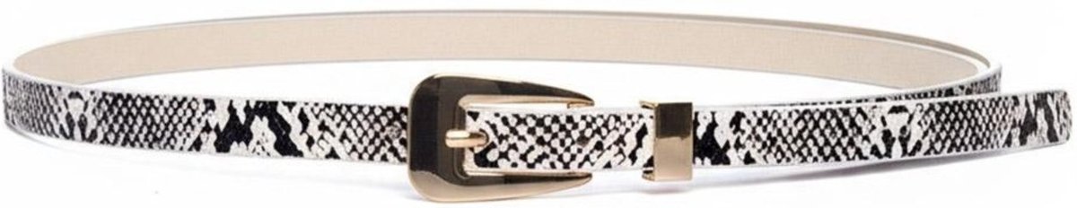 Cinto Fino Feminino Pixolé Off White Incolor