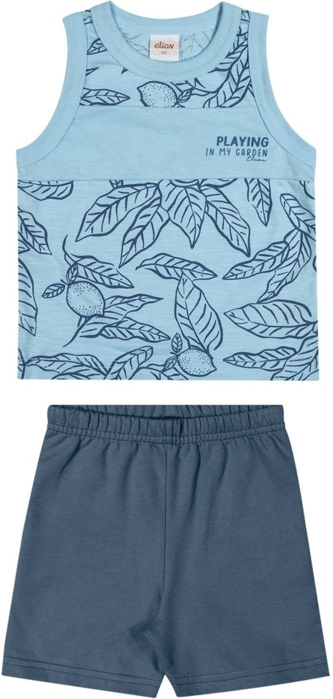 Imagem principal Infantil - Conjunto Menino Nature Flamê Elian azul Elian azul