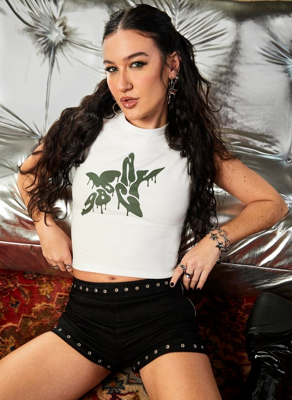 Mini Tee Off-White Estrela