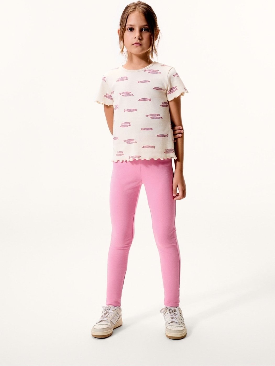 Infantil - Calça Legging Básica Menina Tradicional Hering