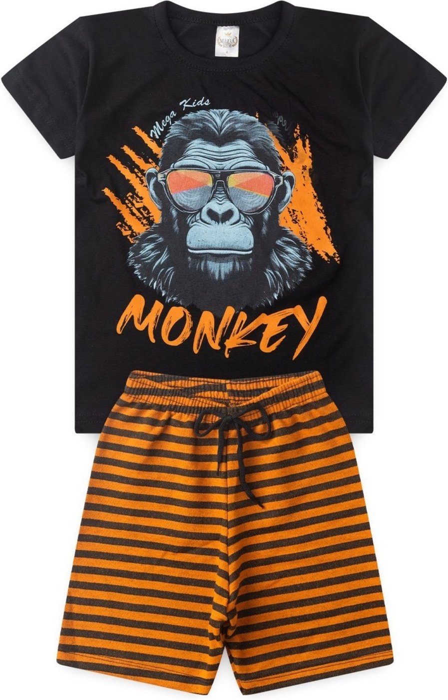 Imagem principal Infantil - Conjunto Masculino Monkey - Preto Mega Kids unico Mega Kids unico