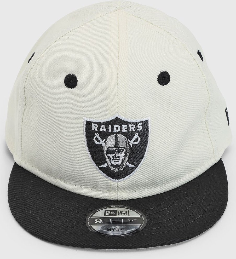 Boné New Era 9FIFTY Raiders Aba Reta Off-White