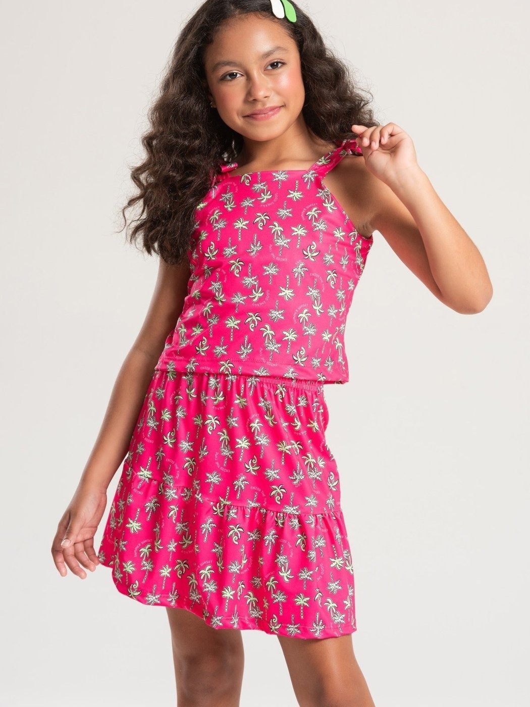 Imagem principal Infantil - Conjunto Platinum Verão Tropical PLATINUM KIDS rosa PLATINUM KIDS rosa