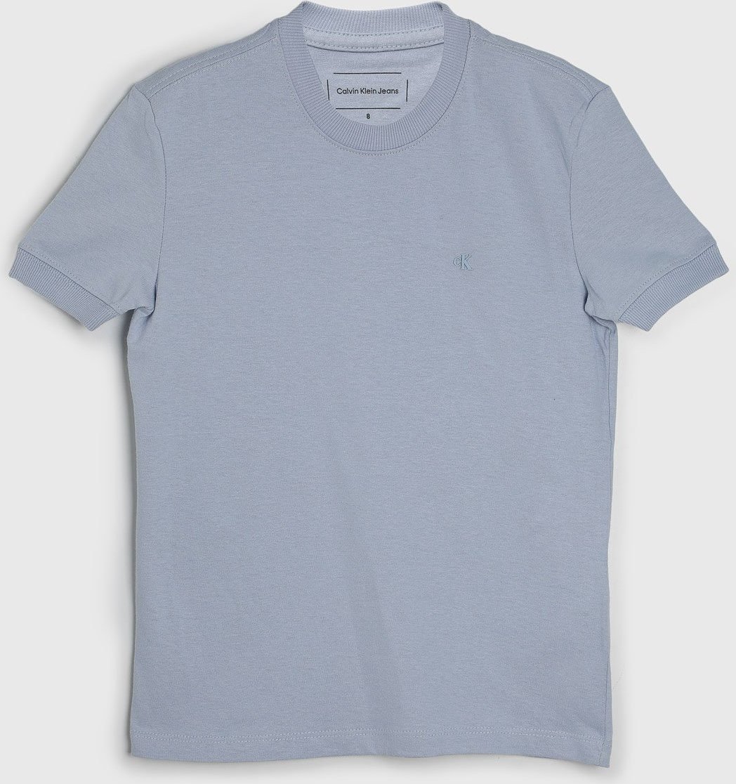 Infantil - Camiseta Calvin Klein Logo Bordado Claro