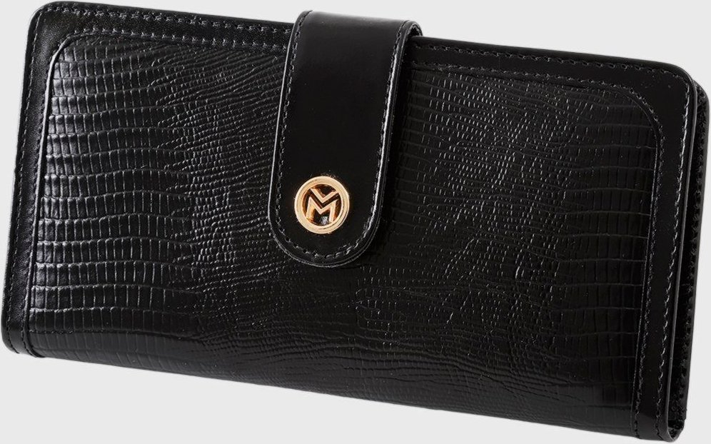 Imagem principal Carteira Couro Mariart 100MRT Preta preto Mariart preto