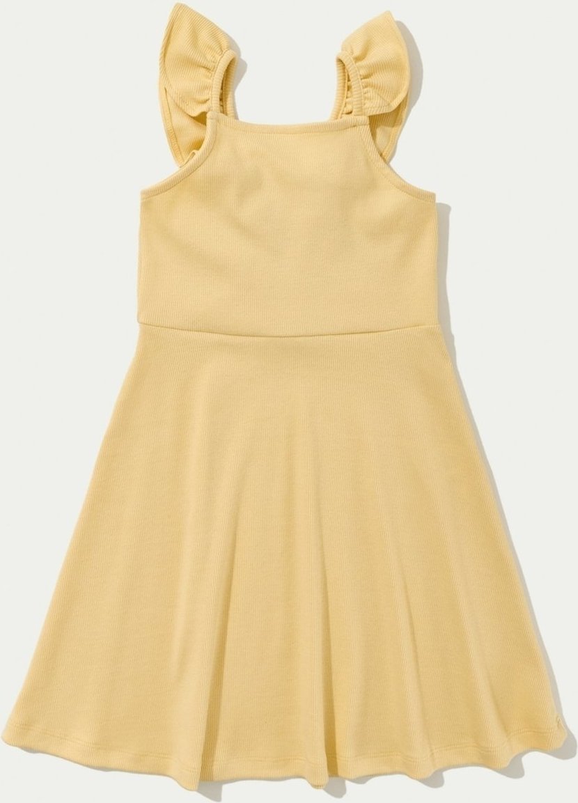 Imagem principal Infantil - Vestido Babados Em Ribana Hering Hering Kids amarelo Hering Kids amarelo