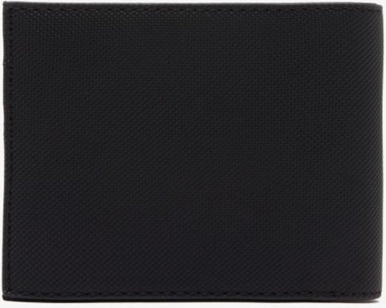 Imagem principal Carteira Lacoste masculina Pequena Dobrável Clássica preto Lacoste preto