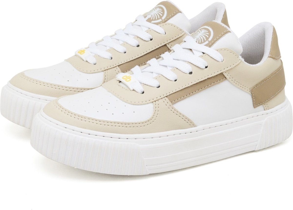 Tênis Sapatênis Feminino Sneacker DUBUY 029FG Creme
