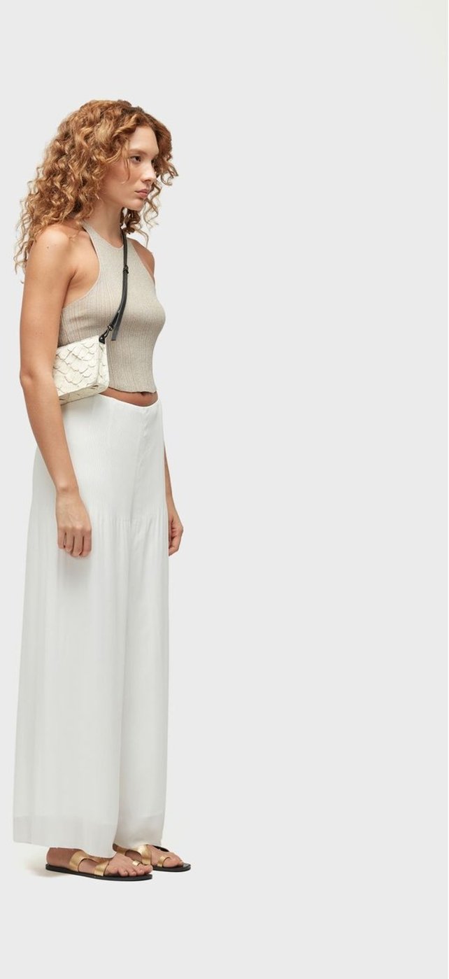 Imagem principal Calça reta plissado Osklen off-white Osklen off-white