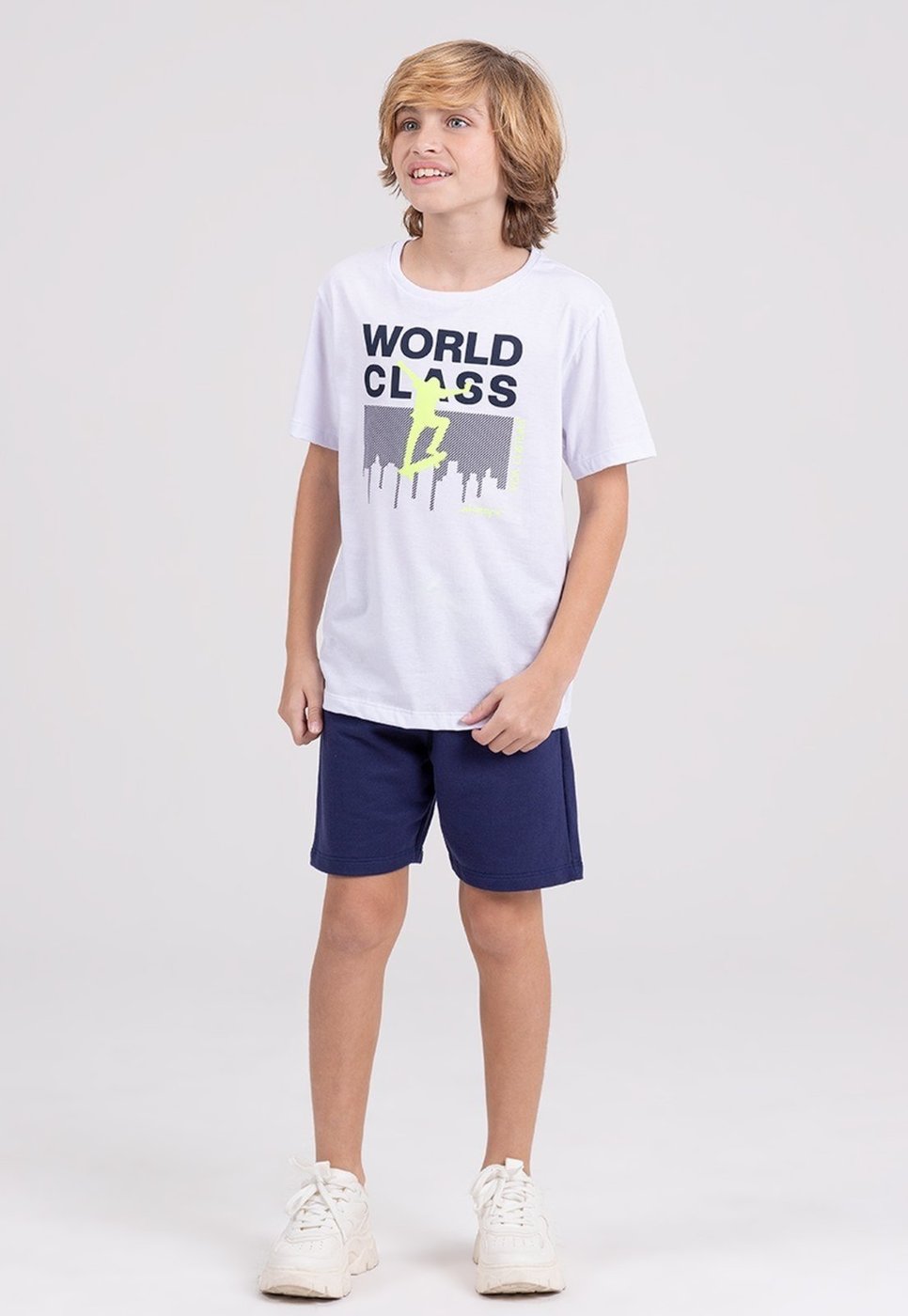 Imagem principal Infantil - Conjunto World Class VIDA COSTEIRA branco VIDA COSTEIRA branco