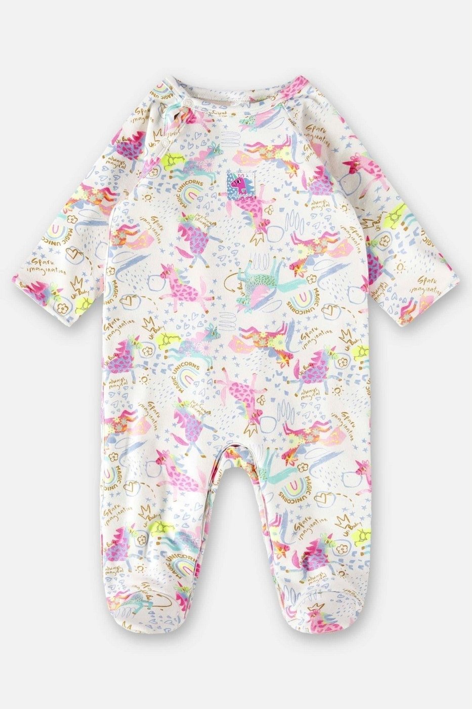 Imagem principal Infantil - Macacão em Suedine Unissex para Up Baby branco Up Baby branco