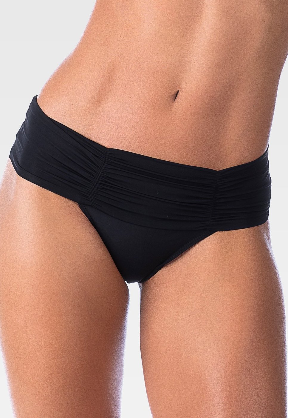 Imagem principal Calcinha Summer Soul Cintura Baixa Cós Franzido Preta preto Summer Soul preto