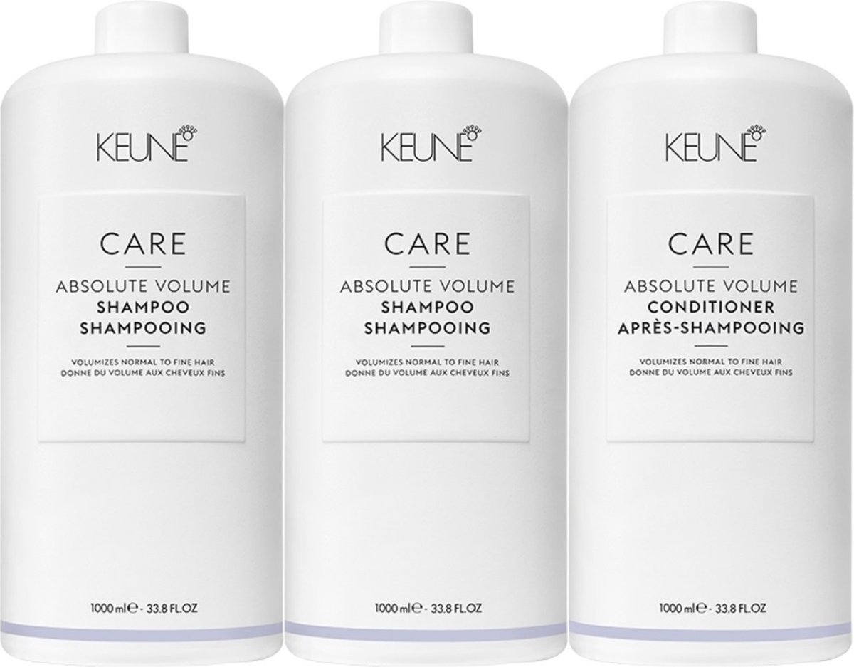 Imagem principal Kit Keune Care Absolute Volume Shampoo e Condicionador Litro (3 produtos) multicolorido Keune multicolorido