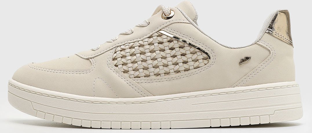 Tênis Feminino Dakota Lateral Tramado Off-White