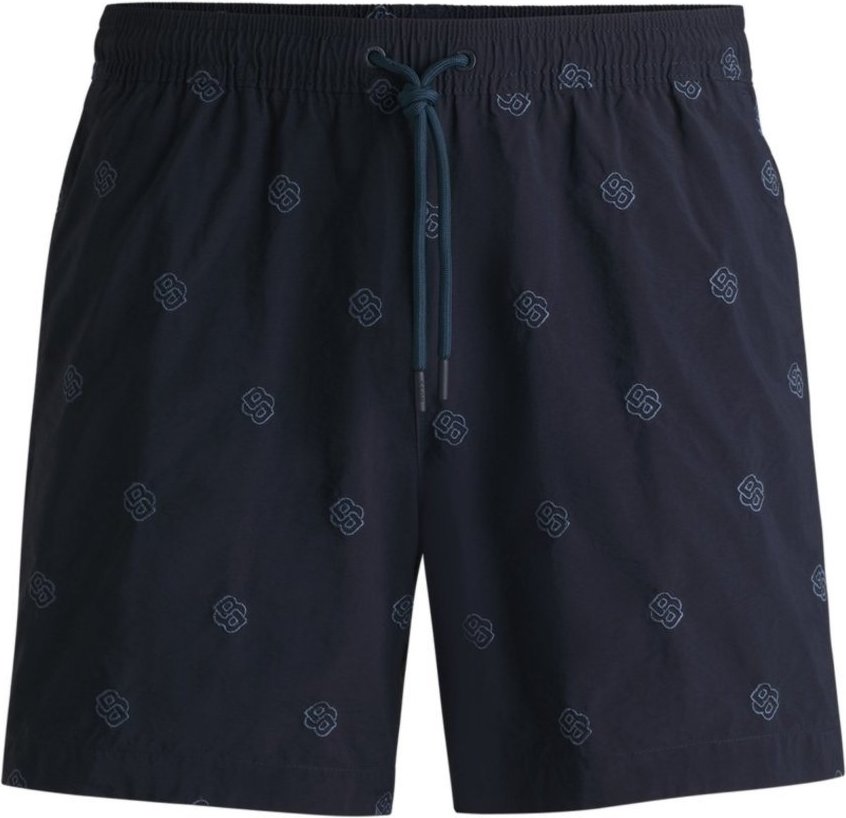Imagem principal Shorts De Banho De Secagem Rápida Com Monogramas Double B Boss azul Boss azul