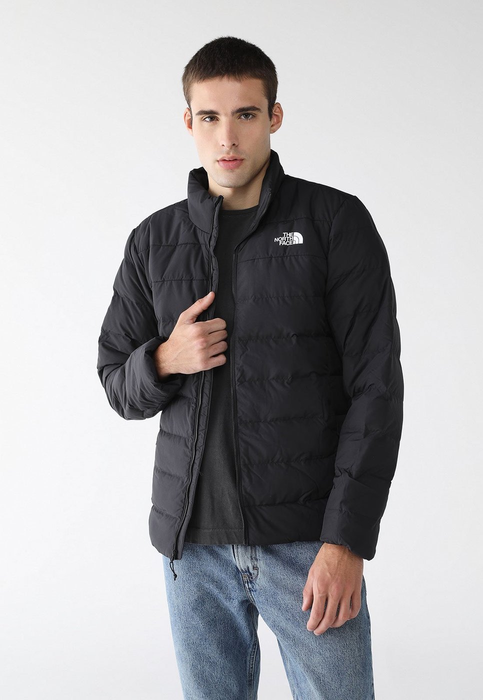 Imagem principal Jaqueta Puffer The North Face Reta Aconcágua 3 Summit Preta preto The North Face preto