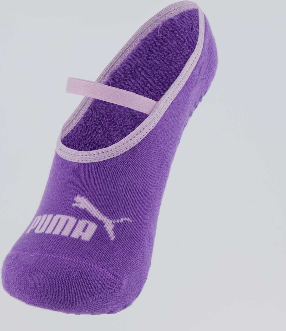 Meia Puma Pilates Feminina Roxa e Lilás