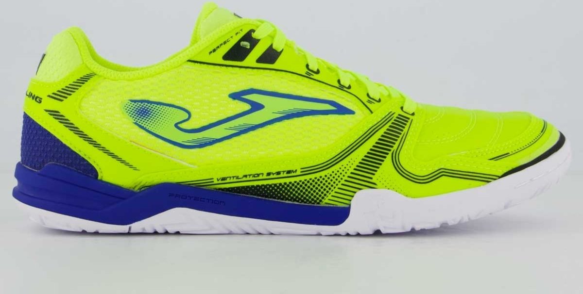 Chuteira Joma Dribling Futsal e Azul