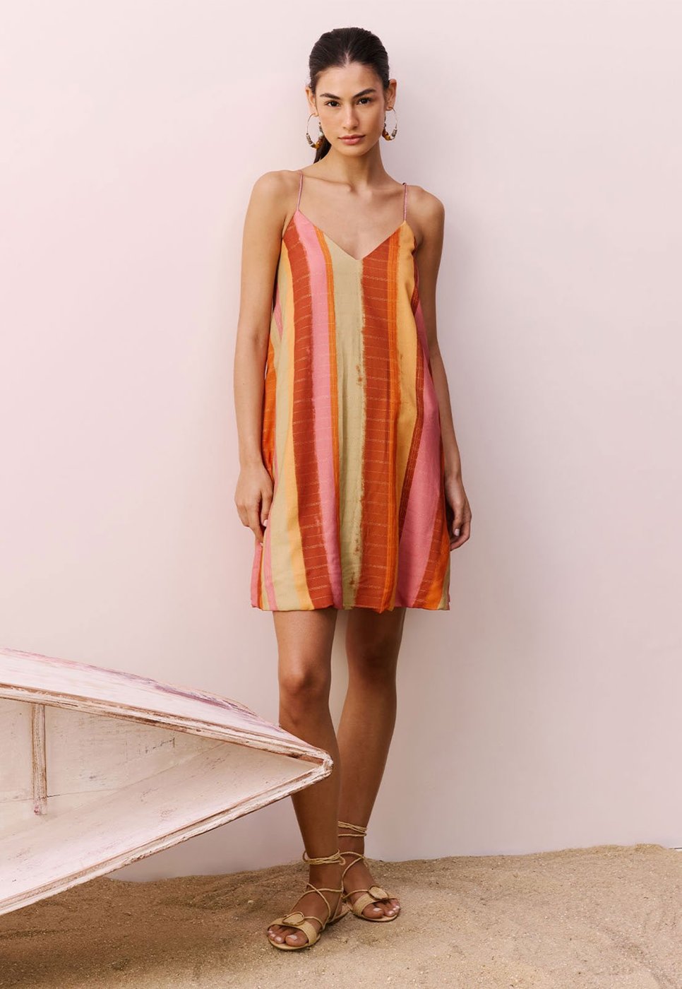 Vestido CaCay Curto Balonê Estampado