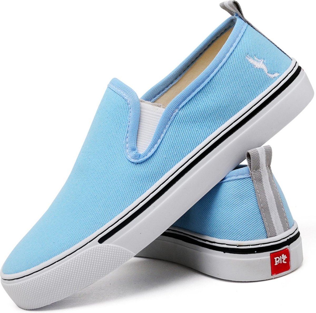 Tênis Feminino Slip On Casual Leve em Lona Conforto