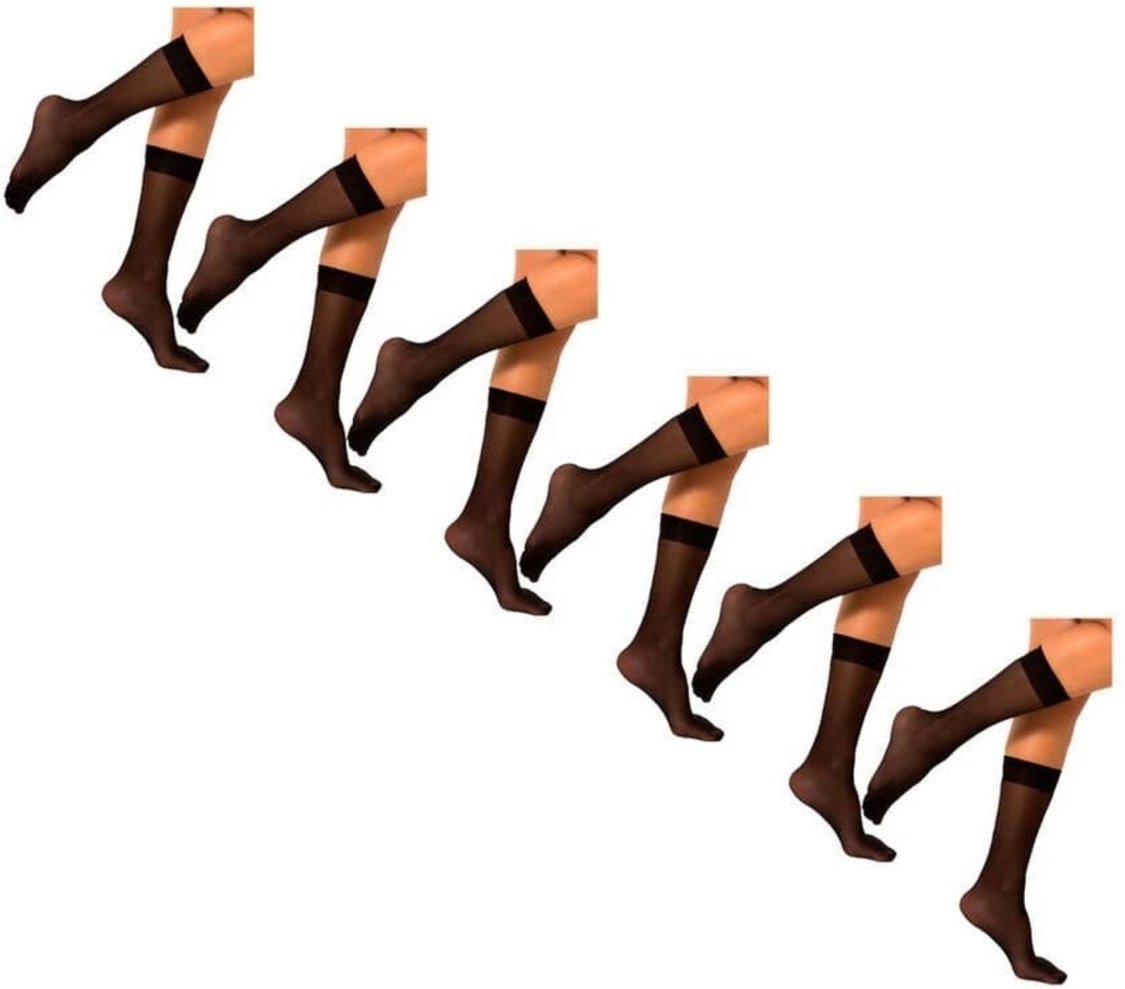 Kit com 6 Meias 3/4 Fio 20 Trifil 6106