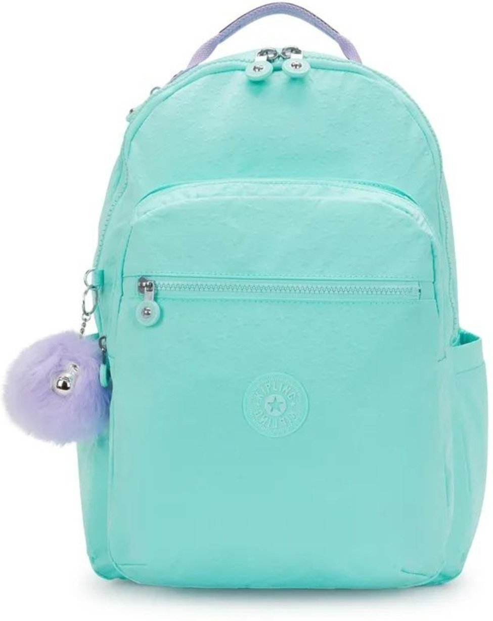 Imagem principal Mochila Kipling Seoul Funky Stars Emb azul Kipling azul