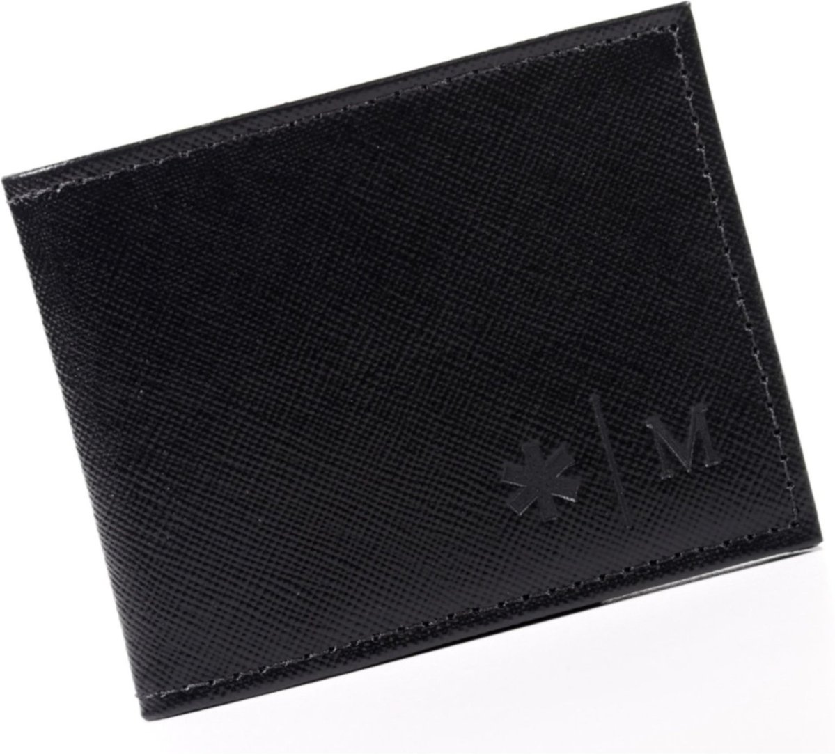 Carteira Masculina maktub Couro Legítimo Modelo Slim Alta Qualidade comporta cartao cnh cor preta