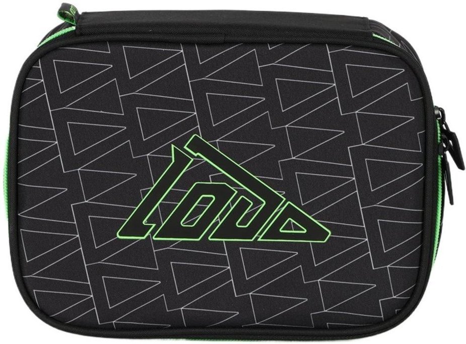 Imagem principal Infantil - Estojo Box Juvenil Médio 100 pens Loud Green Preto Luxcel preto green Luxcel preto green