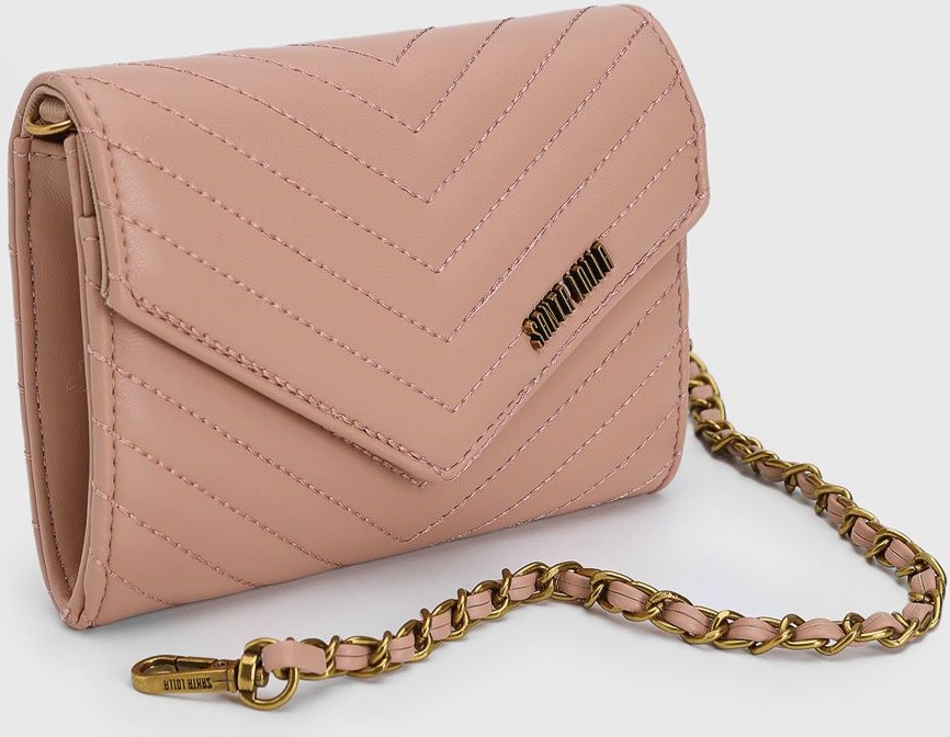 Imagem principal Carteira Transversal Santa Lolla Alça Corrente rosa Santa Lolla rosa