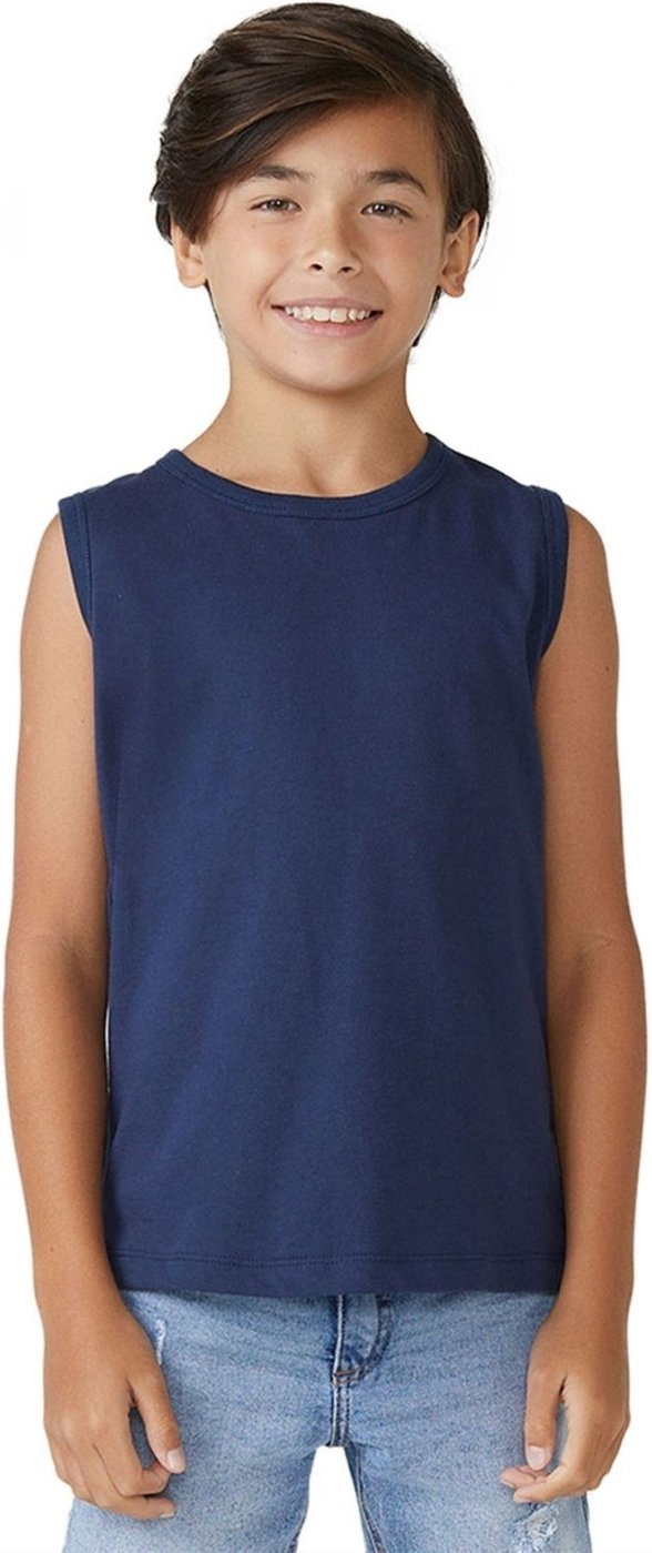 Imagem principal Infantil - Regata Hering Básica Modelagem Tradicional azul Hering azul