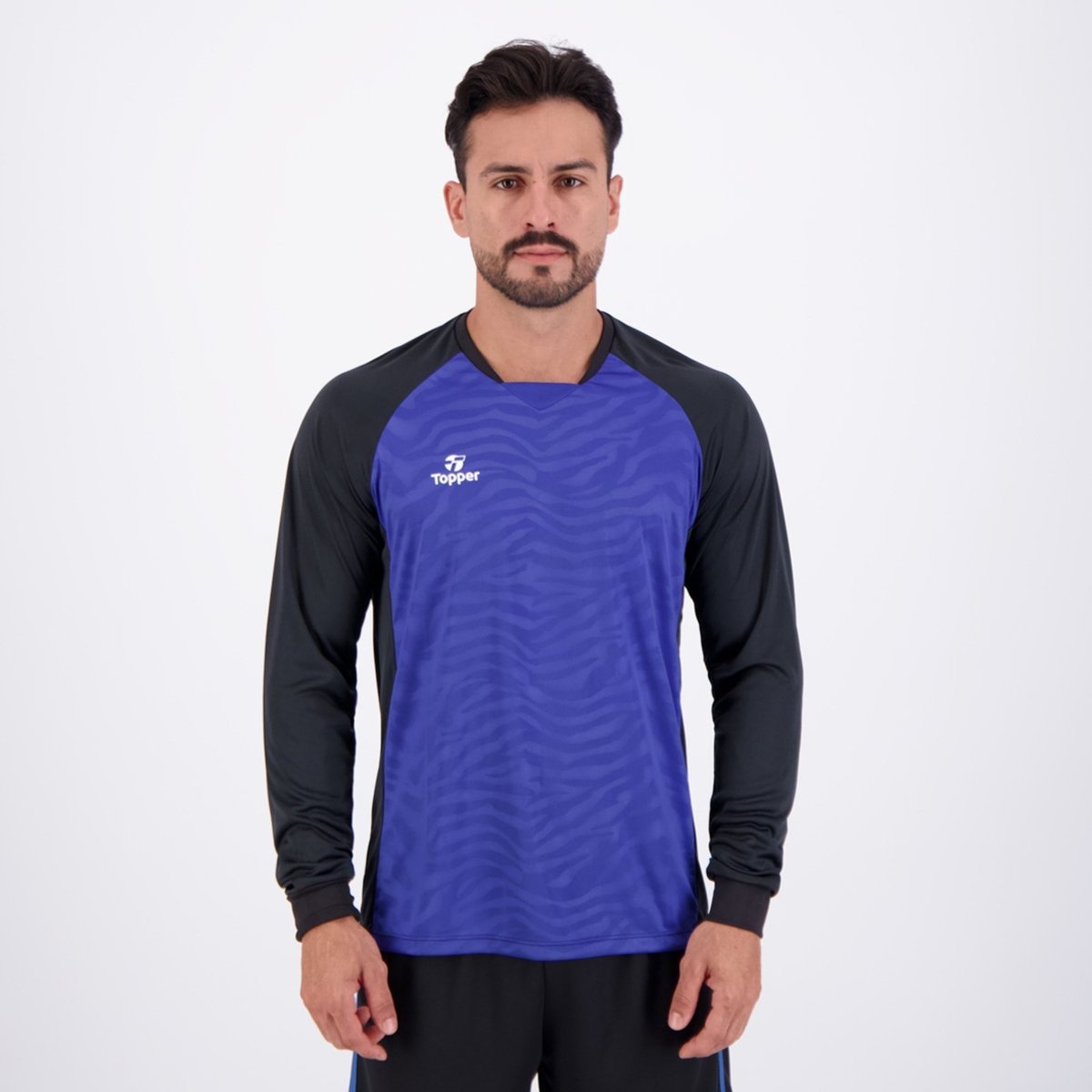 Imagem principal Camisa Topper Goleiro Classic II Manga Longa azul Topper azul