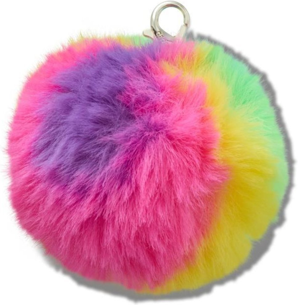 Infantil - Jibbitz™ Pingente de Puff de Arco-Íris Única