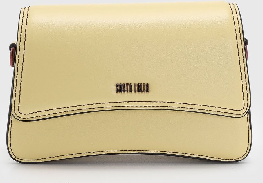 Bolsa Feminina Santa Lolla Alça Ajustável Amarela
