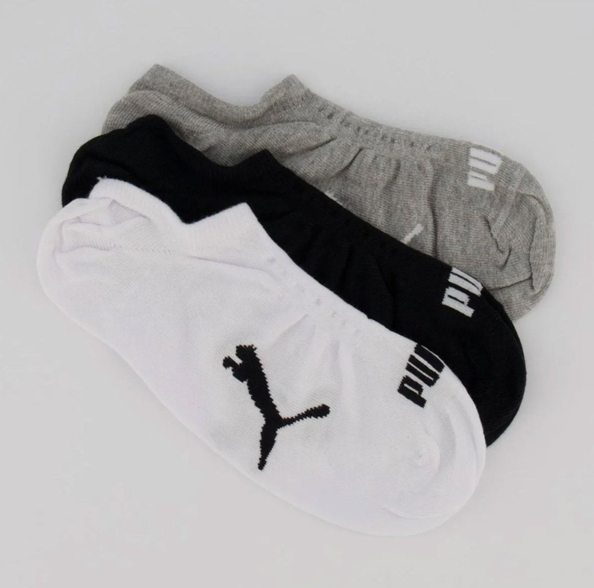 Kit Meia Puma Sapatilha 9 pares Cano Invisível