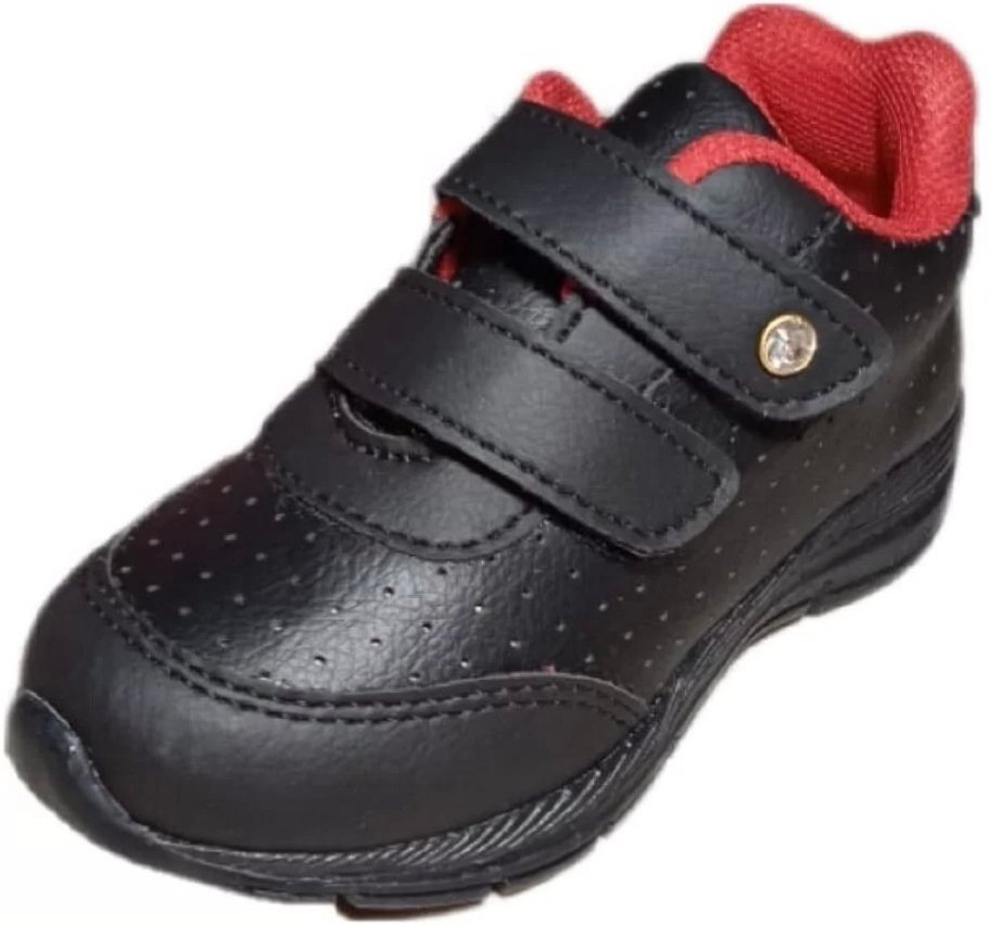 Infantil - Tênis Solzim furadinho com led e vermelho