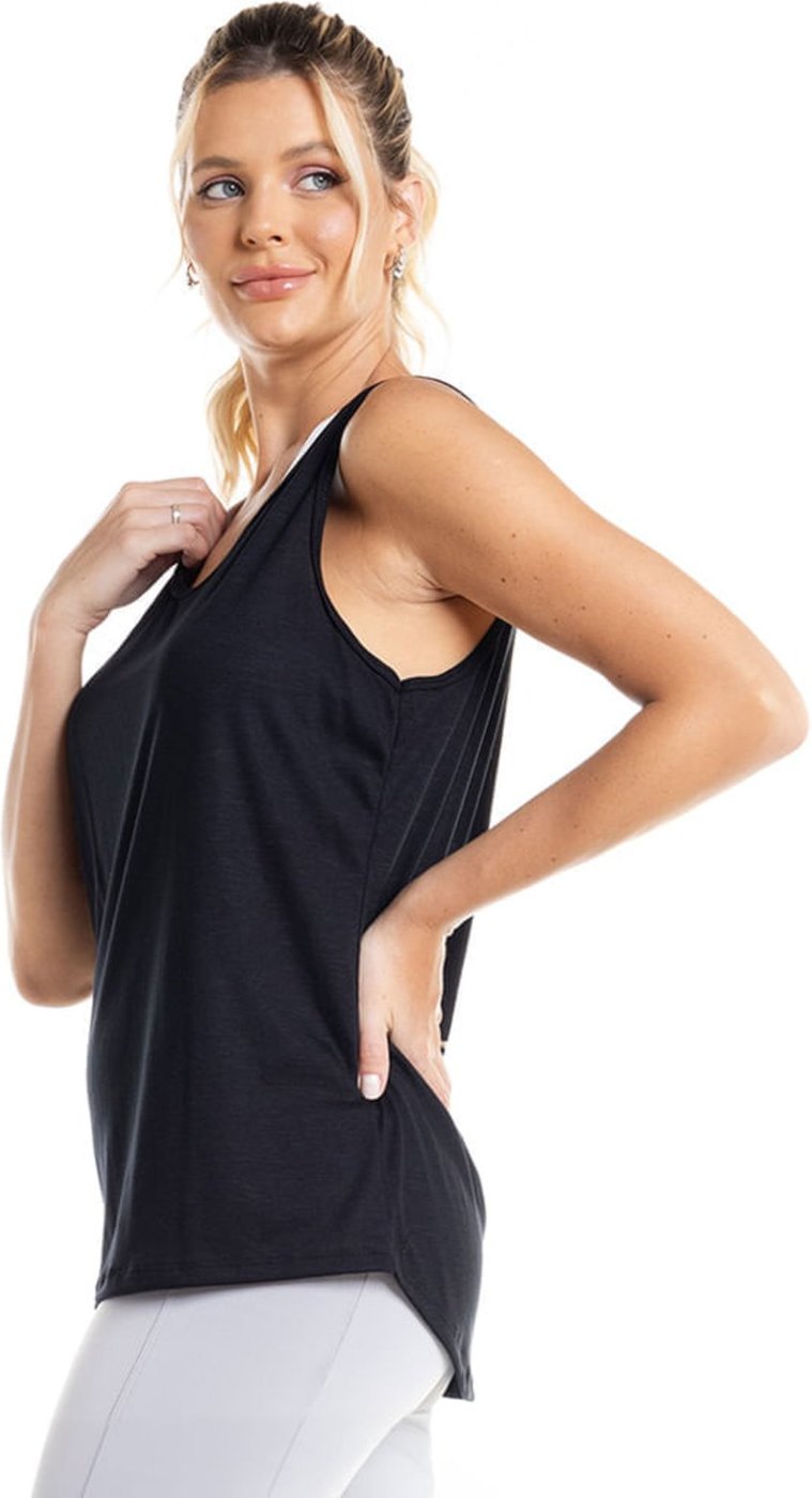 Imagem principal Regata Feminina Estilo do Corpo Esportiva Flamê preto Estilo Do Corpo preto