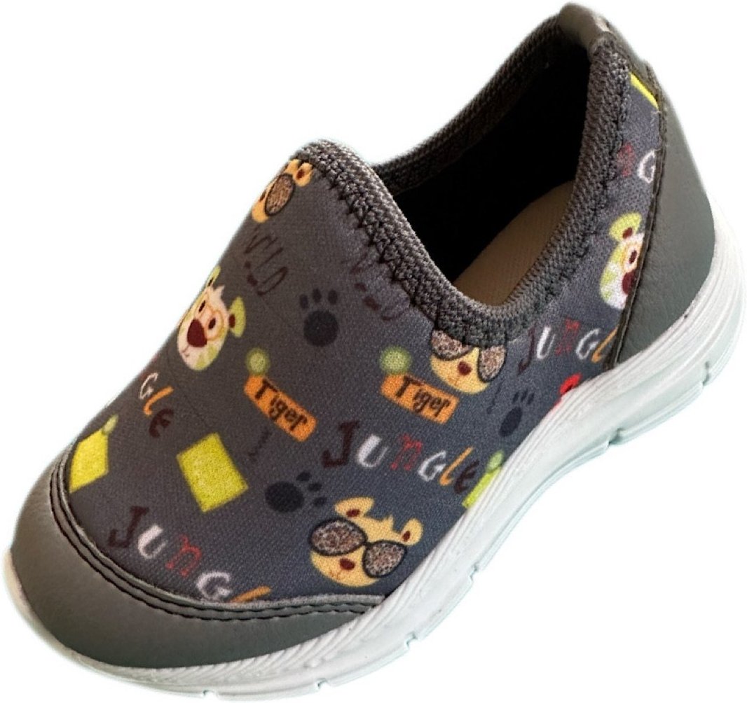 Imagem principal Infantil - Tênis Solzim Calce fácil Jungle cinza Solzim cinza