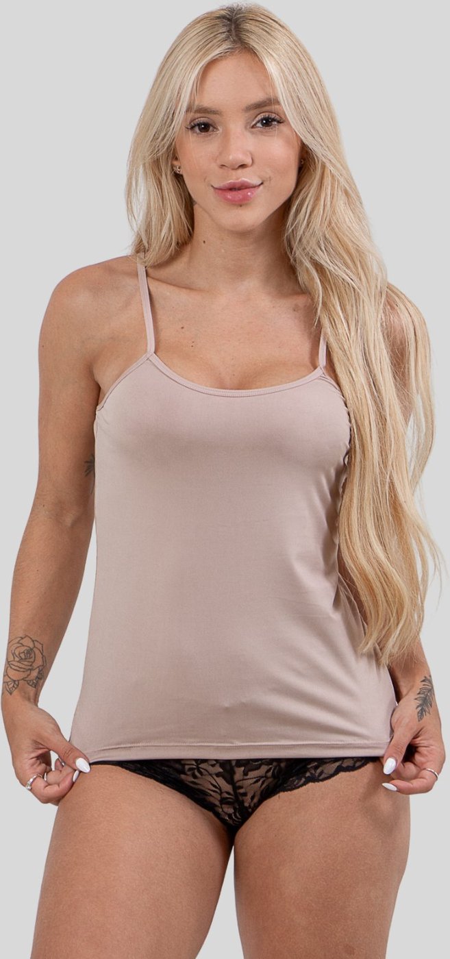 Imagem principal Camiseta Segunda Pele Alcinha Anágua Underwear Rioutlet bege/nude Rioutlet bege/nude