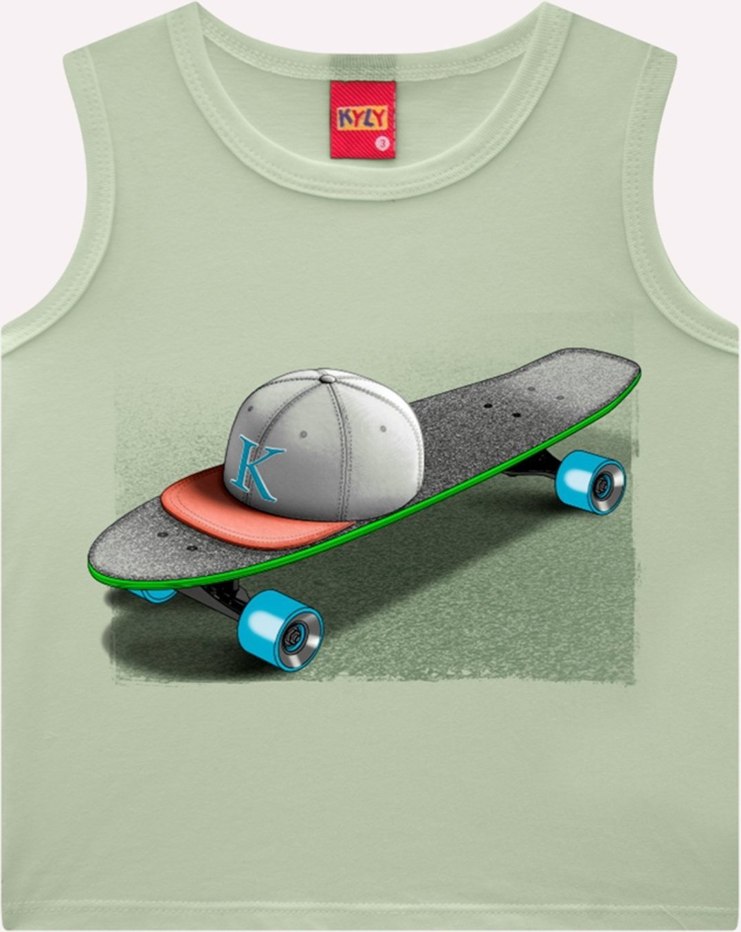 Imagem principal Infantil - Regata Menino Skate Kyly laranja Kyly laranja