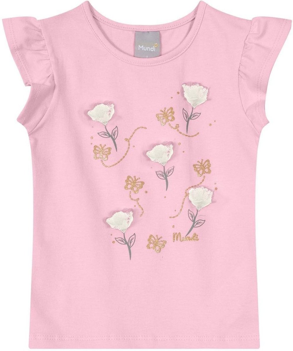 Imagem principal Infantil - Blusa menina em cotton Mundi Brandili rosa Brandili rosa