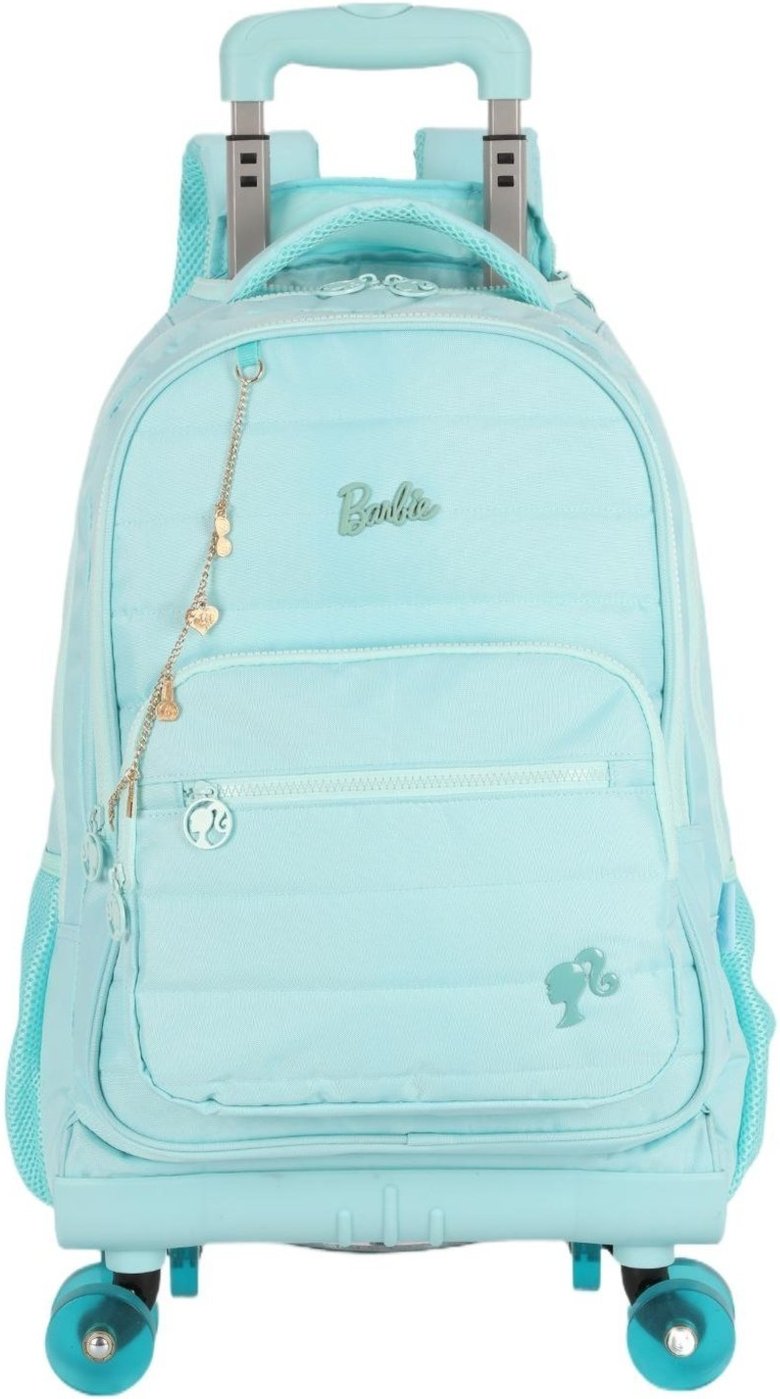 Imagem principal Infantil - Mochila Rodinhas 360 Skate Grande Juvenil Matelassê Barbie Luxcel rosa Luxcel rosa