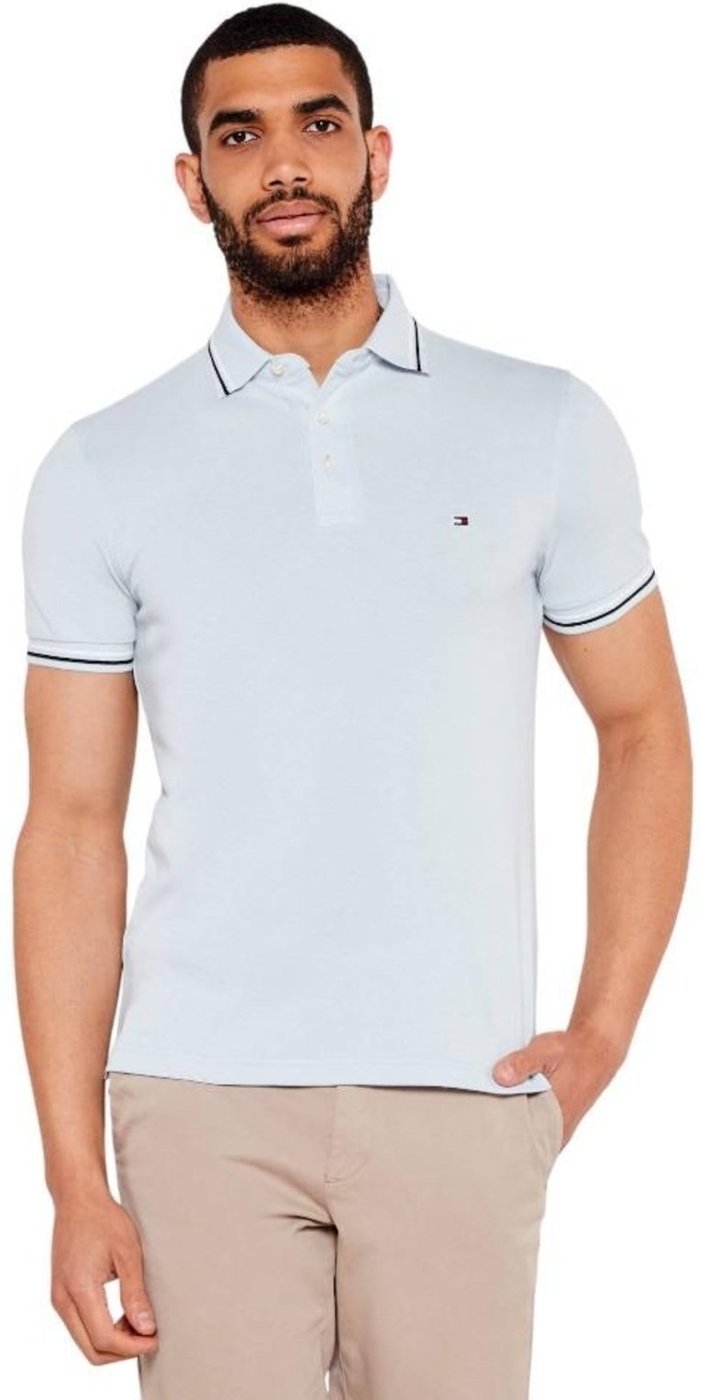 Imagem principal Camisa Polo Tommy Hilfiger Tipped Slim Fit Seasonal azul Tommy Hilfiger azul