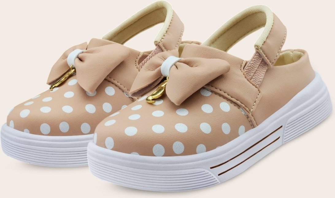 Sandália Babuche Menina Laço Nude