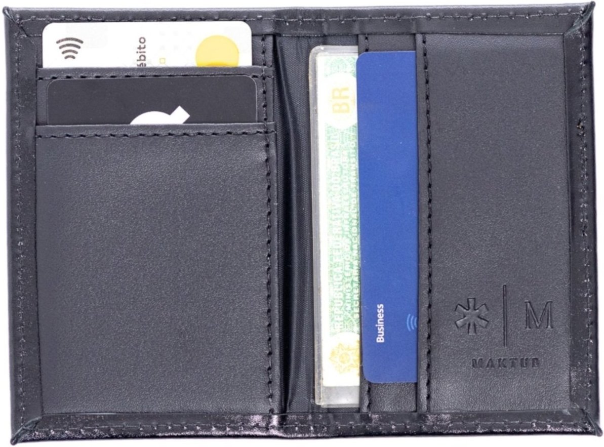 Imagem principal Carteira Slim de Couro - Africa Rustic - Maktub MAKTUB STYLE preto MAKTUB STYLE preto