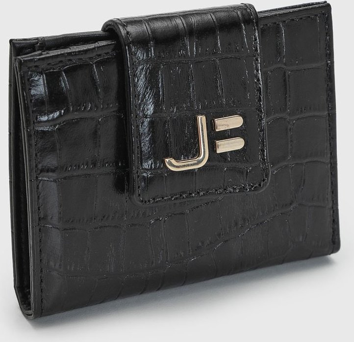Imagem principal Carteira Feminina Jorge Bischoff Croco Preta preto Jorge Bischoff preto