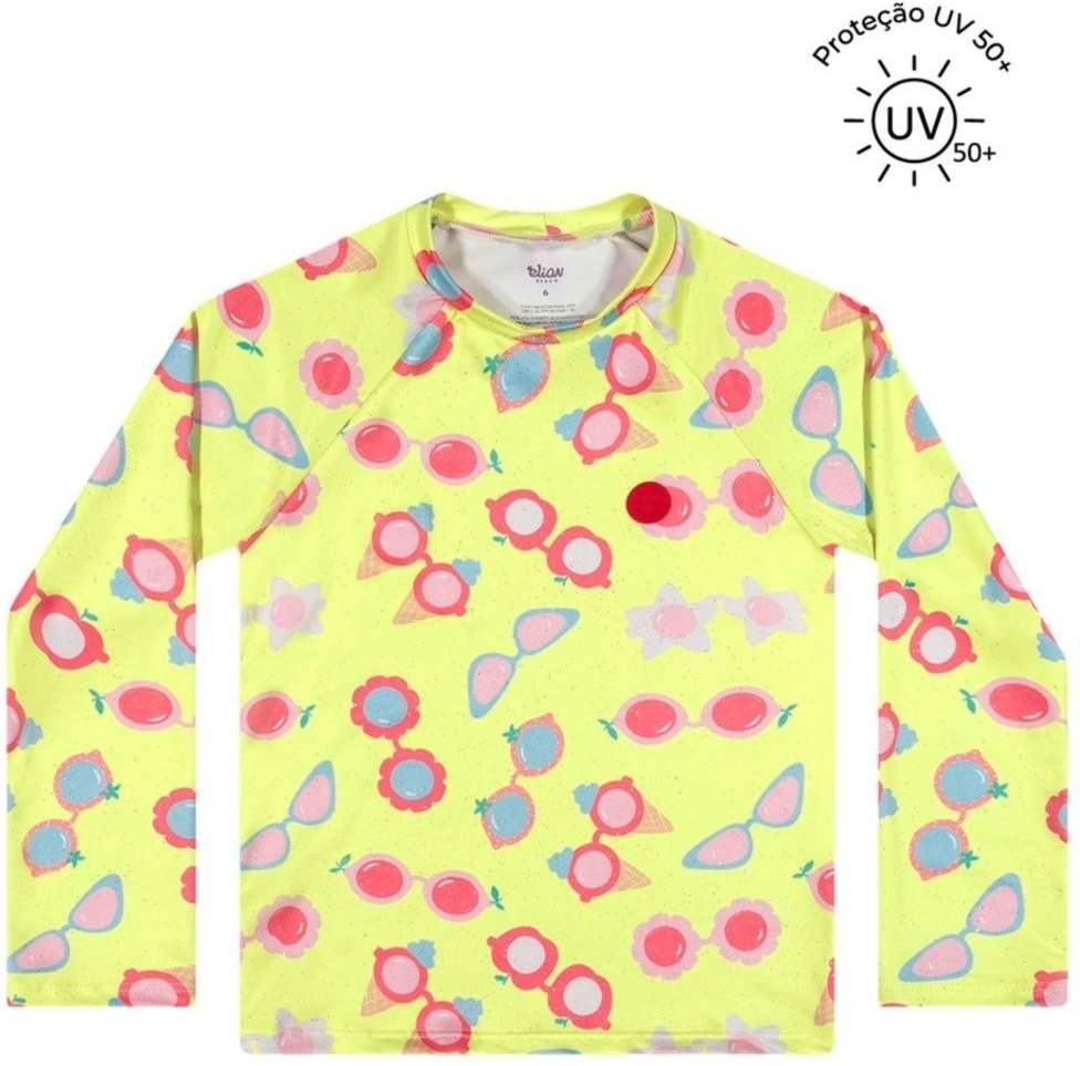 Imagem principal Blusa de Proteção Solar Menina Elian rosa Elian rosa