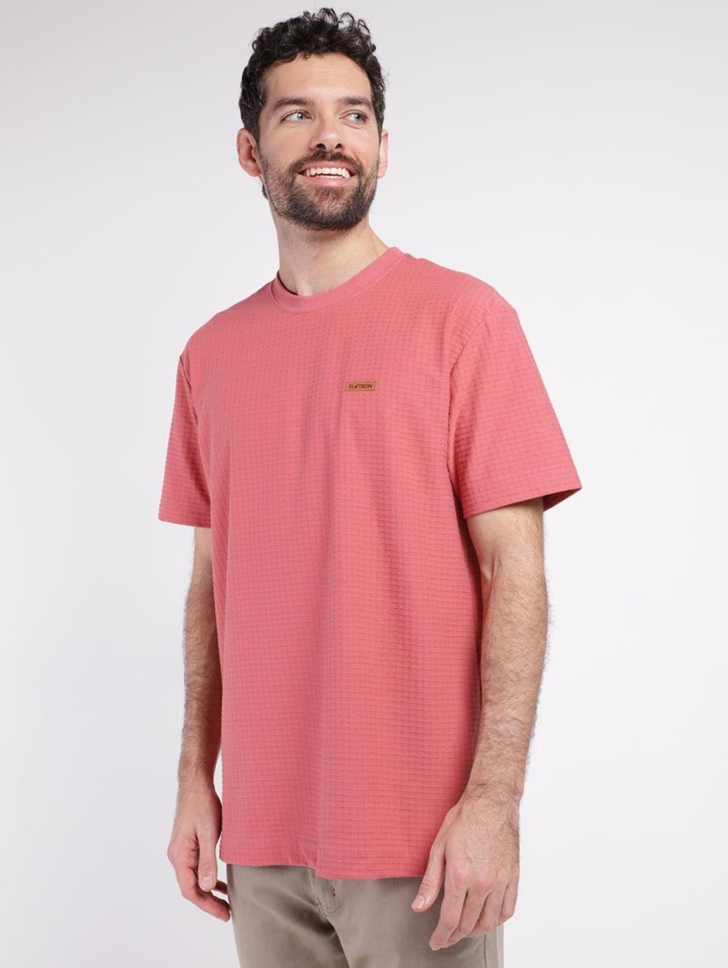 Camiseta Manga Curta Elétron Masculina TELHA