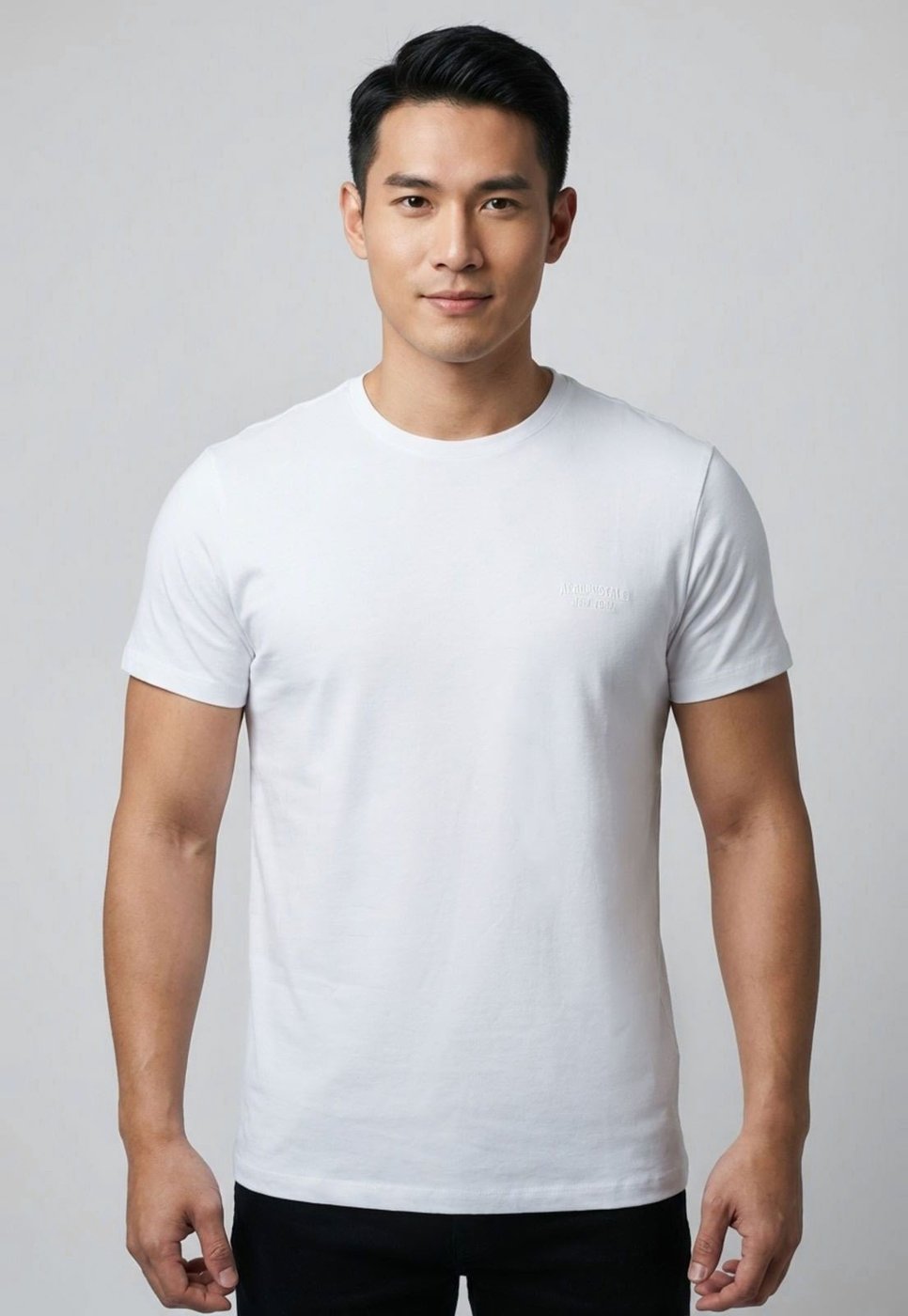 Imagem principal Camiseta Masculina Aeropostale Gola Careca Branca branco Aeropostale branco
