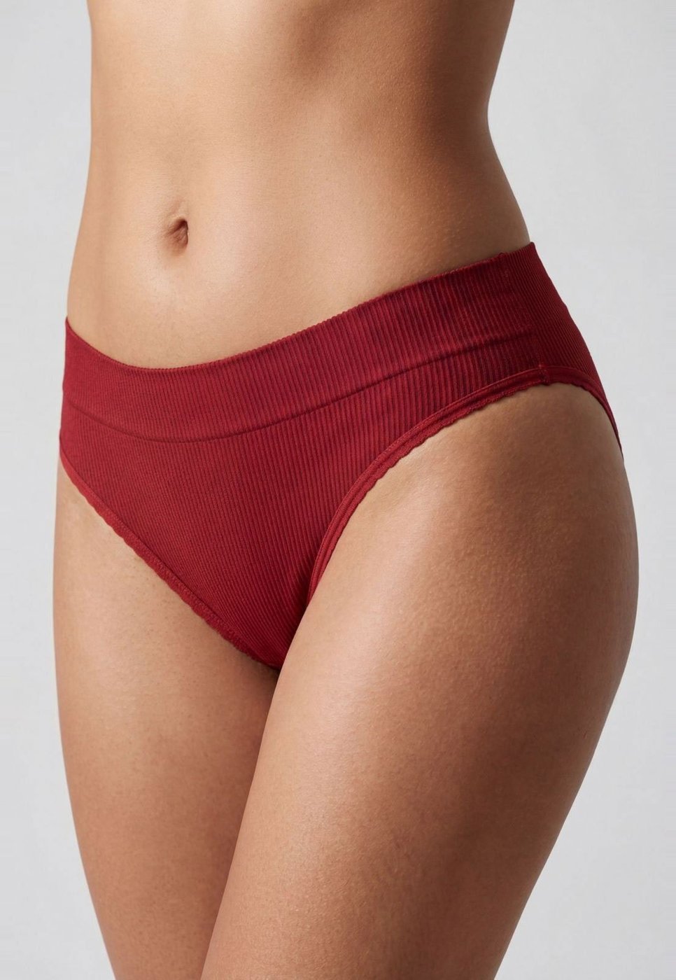 Imagem principal Calcinha Feminina Hope Biquíni Microfibra Canelada Vermelha vermelho Hope vermelho